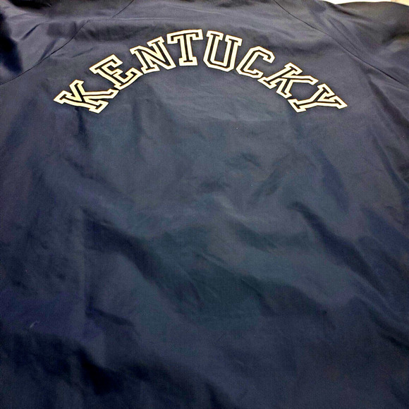 Vintage Sports Master Kentucky 70s Jacket Men's L Blue & White Lightweigt Retro - Picture 6 of 10